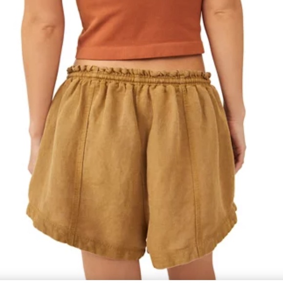 FREE PEOPLE MIRELLA BAGGY SHORTS MEDIUM - Picture 3 of 6